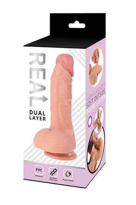 Dương Vật Giả 21.5cm Lớp Kép Mút Hút Siêu Thật Đỉnh Cao