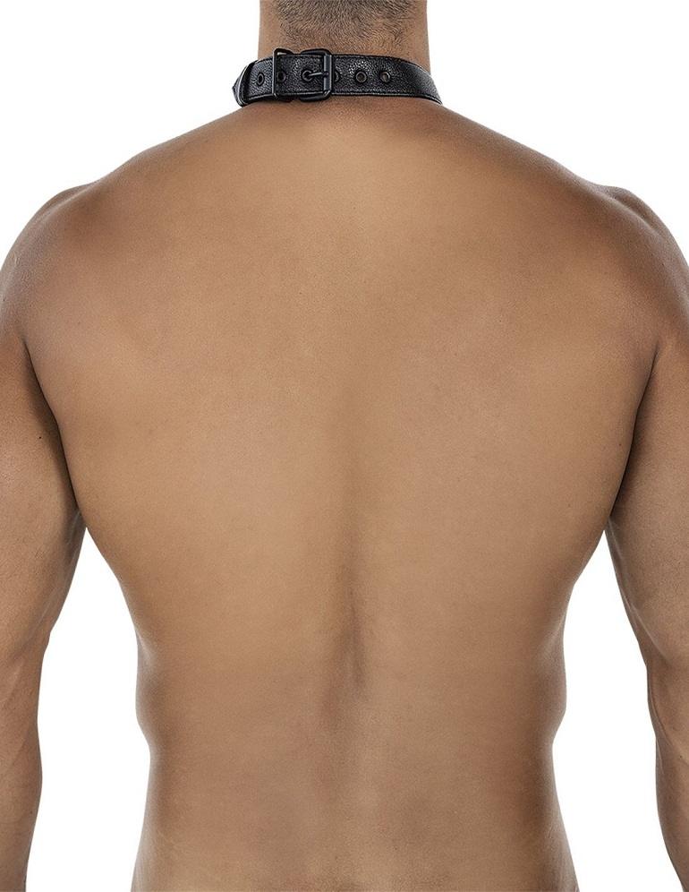 Cut4men Harness Collar Cock Ring Đen Đẳng Cấp Nam Giới