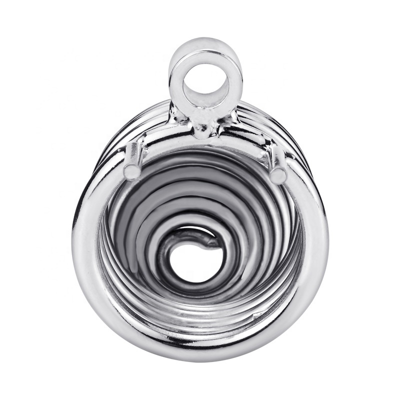 Khóa Chastity MT 018 Bạc Kim Loại Chặt Kín Dục Vọng