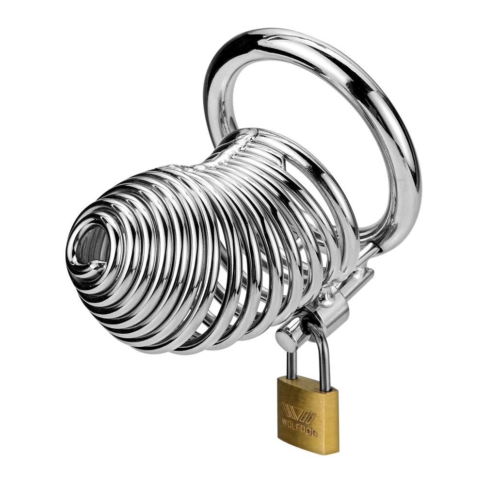 Khóa Chastity MT 018 Bạc Kim Loại Chặt Kín Dục Vọng