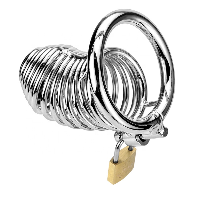Khóa Chastity MT 018 Bạc Kim Loại Chặt Kín Dục Vọng