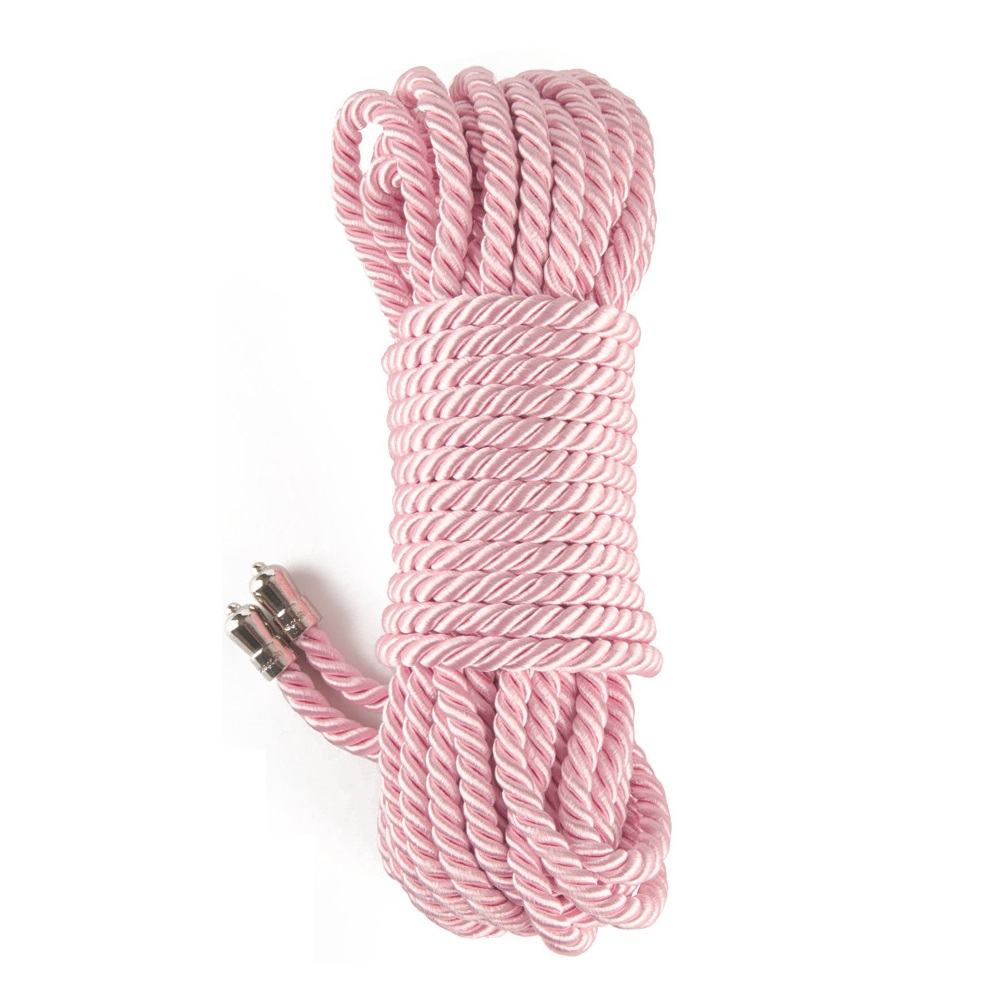 Lovetoy Dây Trói Lụa Hồng 10m Siêu Mềm