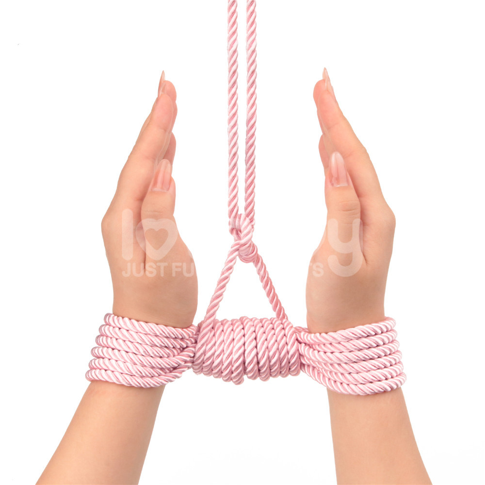 Lovetoy Dây Trói Lụa Hồng 10m Siêu Mềm
