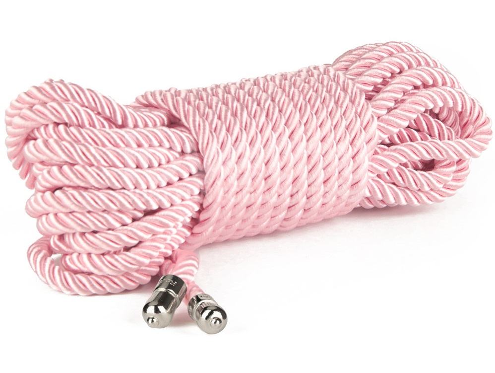 Lovetoy Dây Trói Lụa Hồng 10m Siêu Mềm