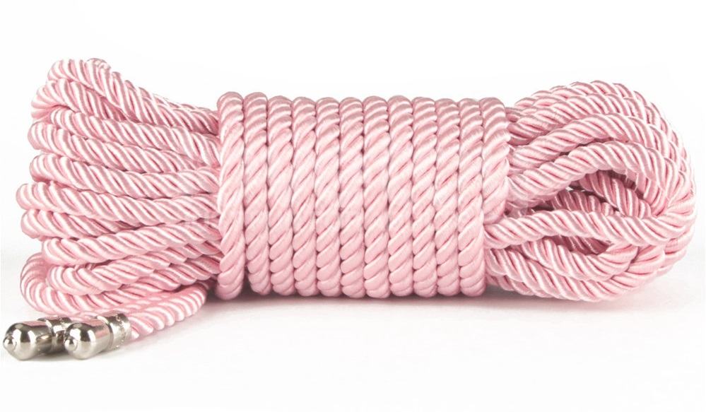 Lovetoy Dây Trói Lụa Hồng 10m Siêu Mềm