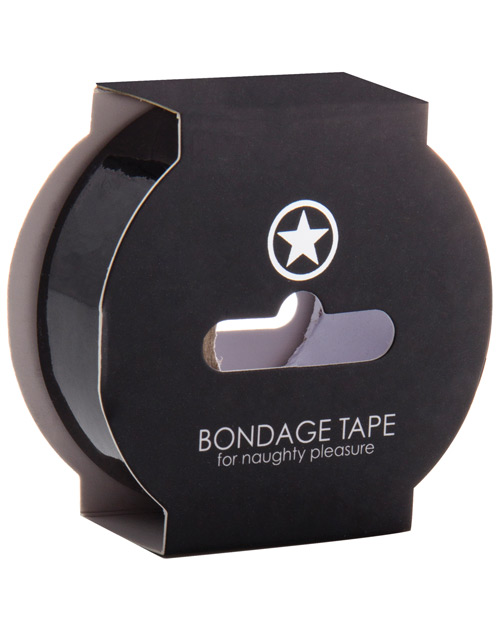 Ouch Bondage Tape 17m Đen Dính Chặt BDSM Chuyên Nghiệp 