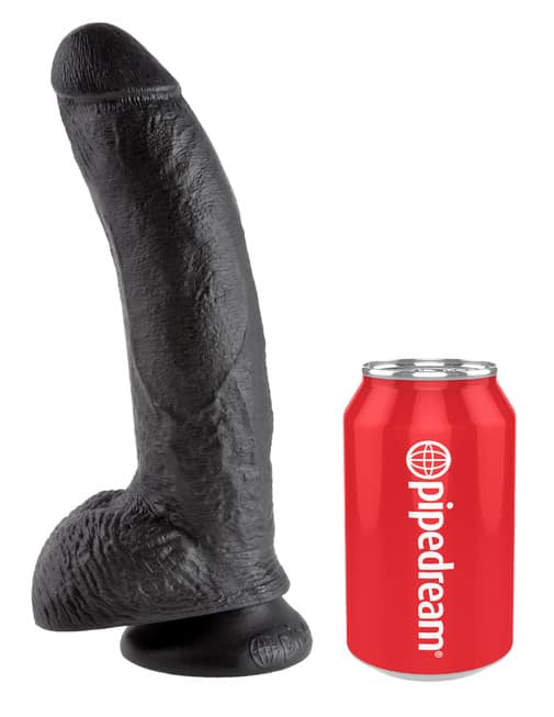 PipeDream King Cock Dildo Đen Khổng Lồ 24.8cm