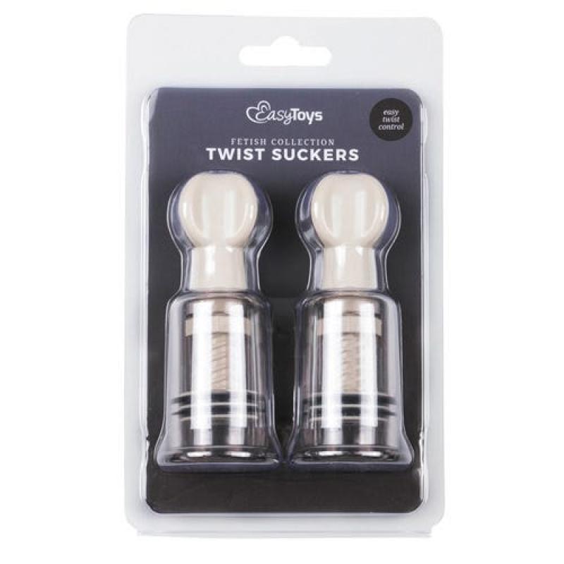 Easytoys Nipple Clit Sucker 2in1 Trắng Nhỏ Mạnh
