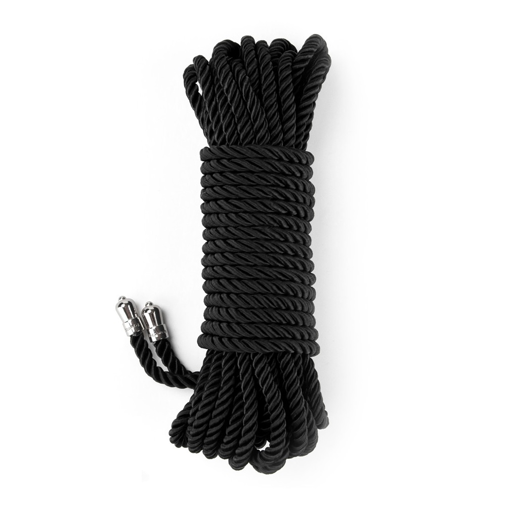 Lovetoy Dây Trói Lụa Đen 10m BDSM Mịn Màng