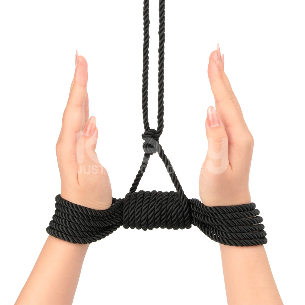 Lovetoy Dây Trói Lụa Đen 10m BDSM Mịn Quyến Rũ Khó Quên