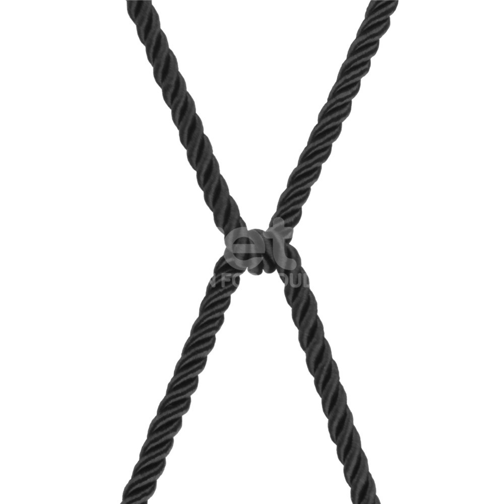 Lovetoy Dây Trói Lụa Đen 10m BDSM Mịn Quyến Rũ Khó Quên