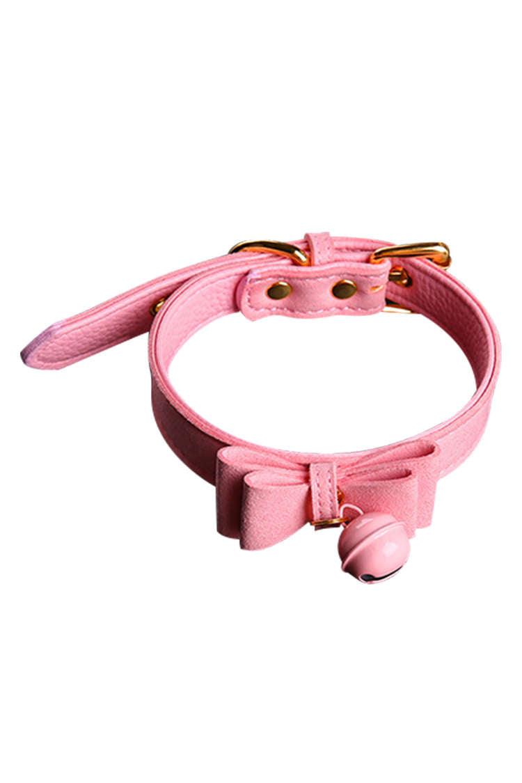 Vòng Cổ BDSM Hồng Nơ Chuông, Mê Hoặc Jingle Bell