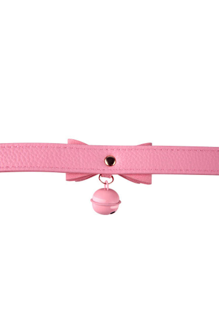Vòng Cổ BDSM Hồng Nơ Chuông, Mê Hoặc Jingle Bell