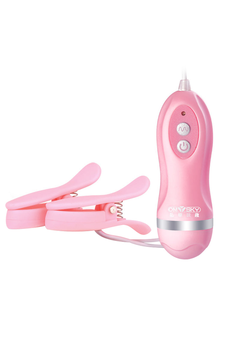Wired Nipple Clamps Kẹp Rung Điều Chỉnh Mạnh Vui Đỉnh