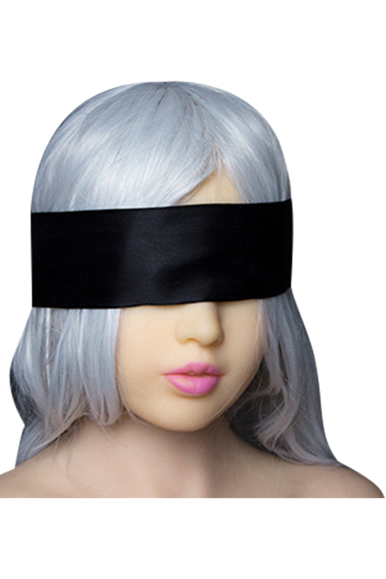 Satin Blindfold Mặt Nạ Lụa Đen Đỏ Che Mắt Siêu Gợi Cảm