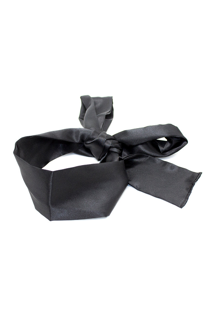 Satin Blindfold Mặt Nạ Lụa Đen Đỏ Che Mắt Siêu Gợi Cảm