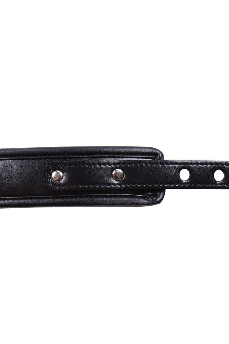 Thong Pouch Buckle Lock Cage Da PU Đàn Ông Sexy