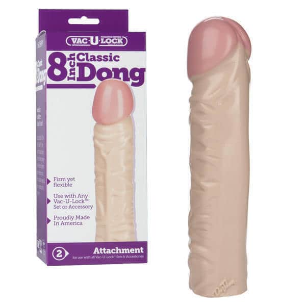 Nasada Doc Johnson Vac-U-Lock Dong 19.7cm Thực Tế Dài