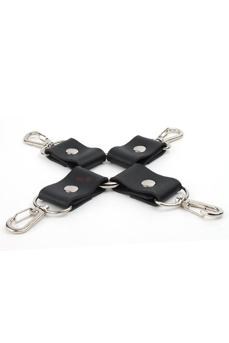 Hogtie Da Kim Loại BDSM Chặt Chẽ Gợi Cảm