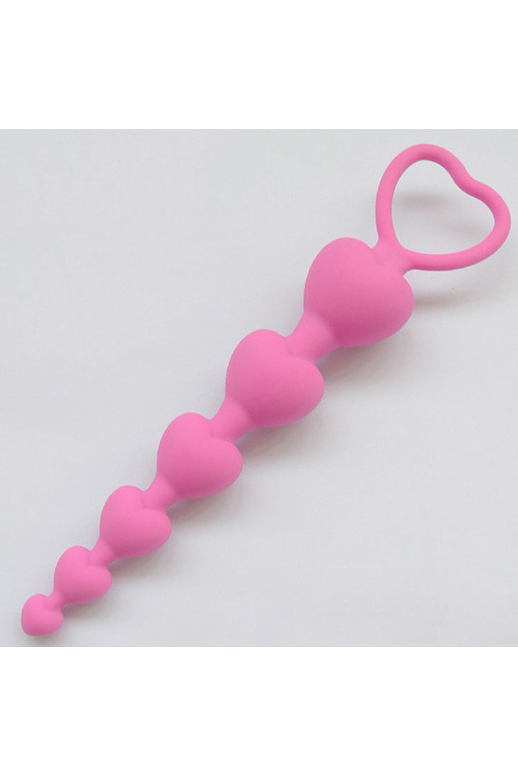 Heart Plug Silicone Chuỗi Tròn Beginner Êm Ái Mềm Mại