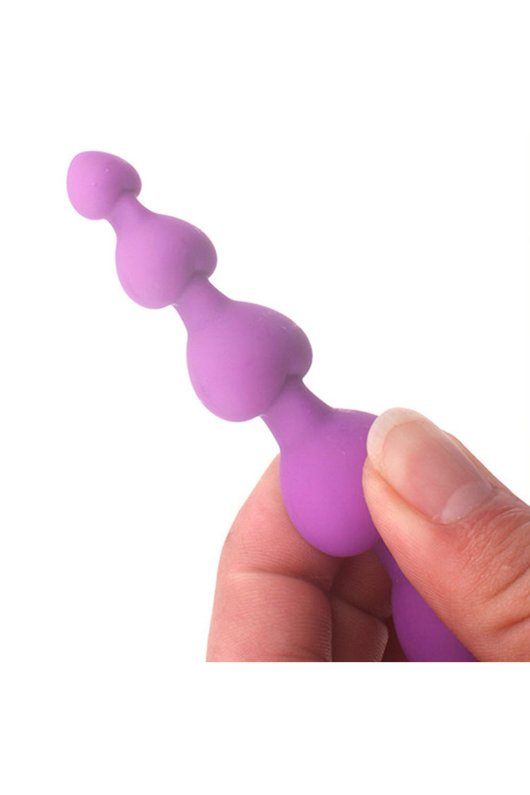 Heart Plug Silicone Chuỗi Tròn Beginner Êm Ái Mềm Mại