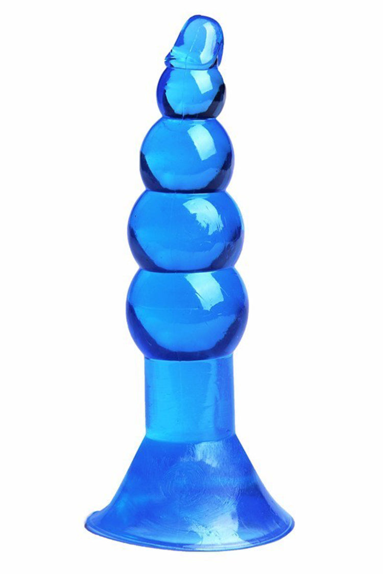 Butt Plug 4 Chuỗi Tím Xanh Đen Mở Rộng An Toàn Beginner