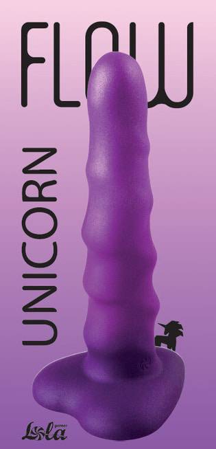 Dildo Unicorn Lola 17.5cm Tím Textured Thú Vị