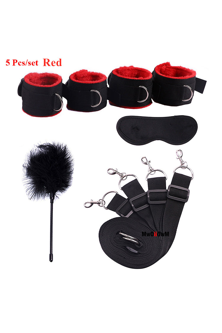 Kit BDSM Black còng mắt nạ bondage tình nhân nồng cháy