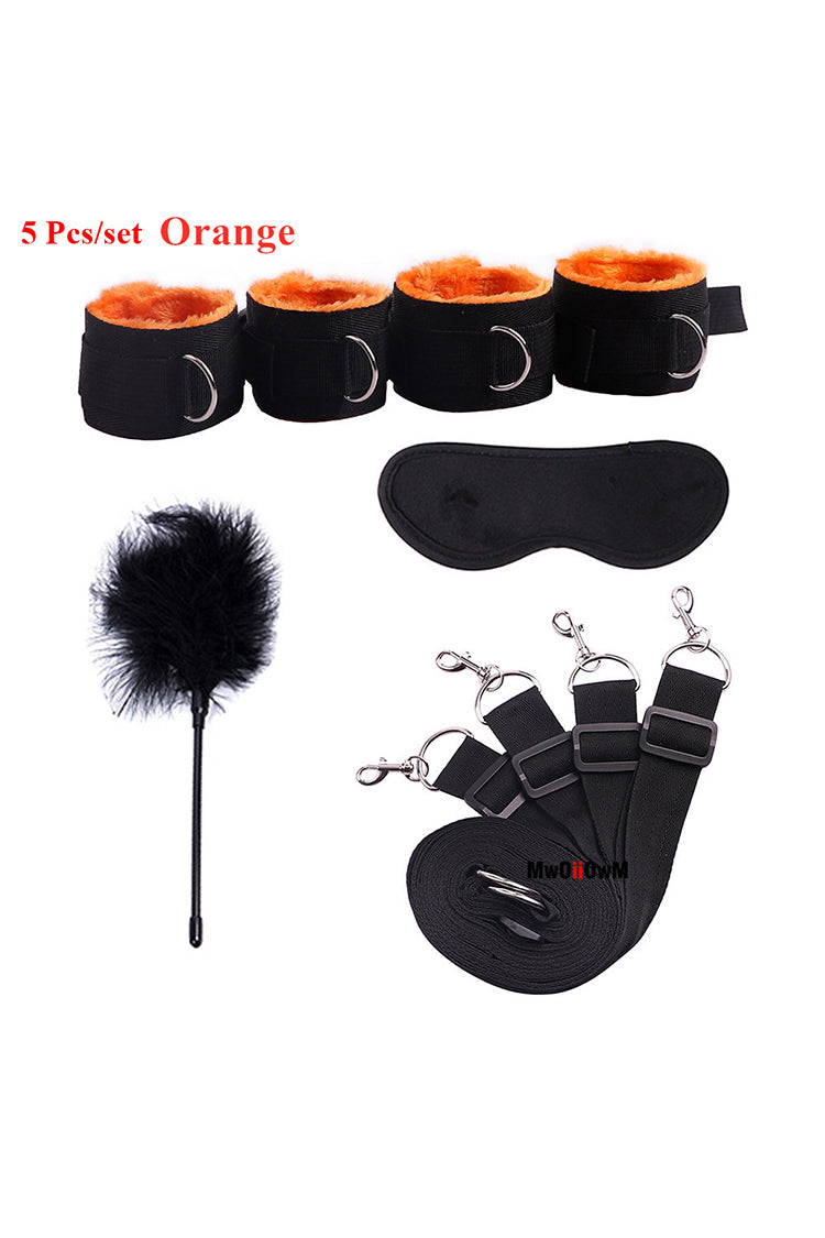 Kit BDSM Black còng mắt nạ bondage tình nhân nồng cháy