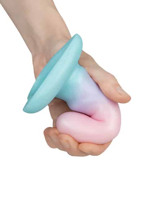 Dildo Unicorn Lola Flow Hồng 12.5cm Cong Mịn Bay Bổng