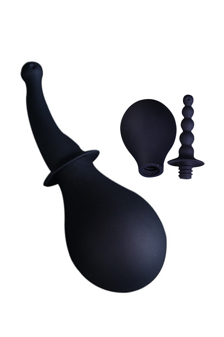 Bình Xịt Silicone Đen Hậu Môn An Toàn Vệ Sinh Siêu