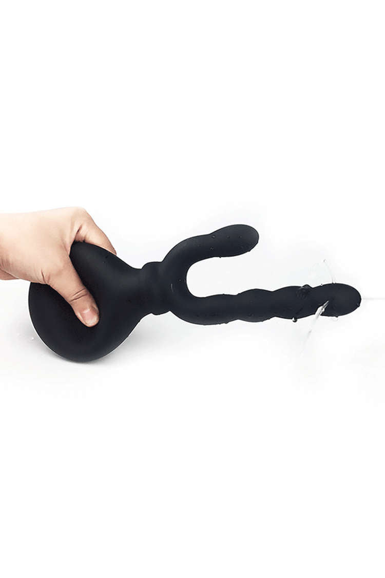 Silicone Douche Vagina Anal Đen Làm Sạch Dễ Dàng Tiện Lợi