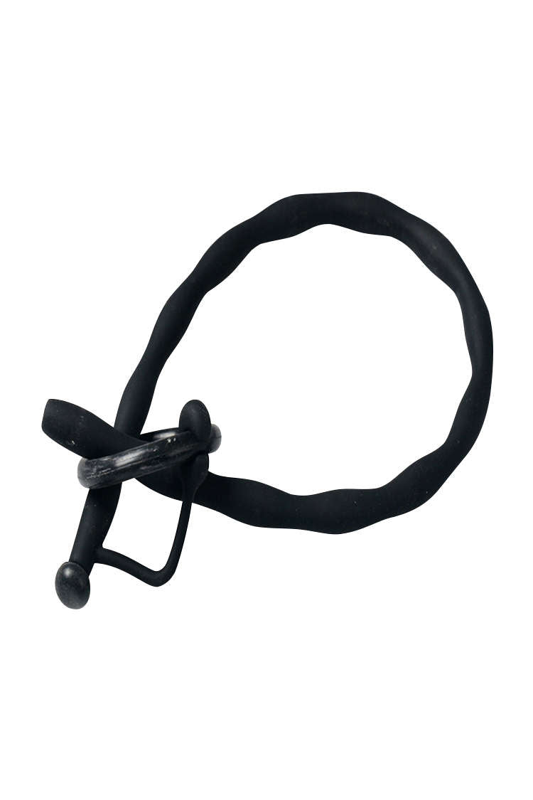 Black Soft Tube Penis Plug Nở Niệu Đạo Silicone Y Tế