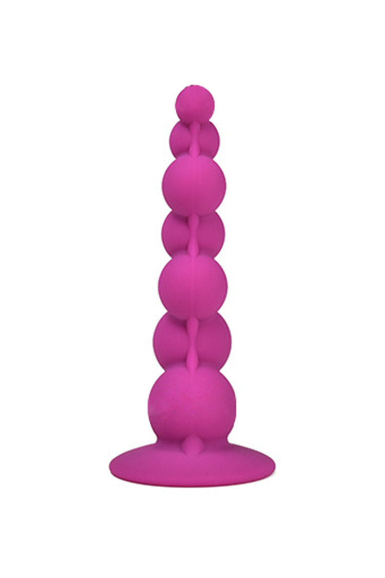 Butt Plug Chuỗi Silicone 5 Nút Hậu Môn Thăng Hoa Đa Dạng
