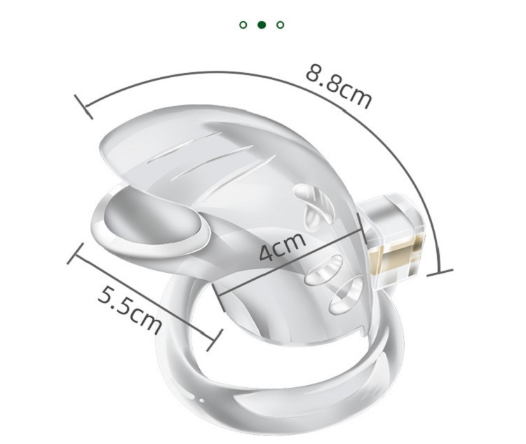 Mizzzee Lồng Kìm Nam Trong Suốt Nylon Bền Thoải Mái