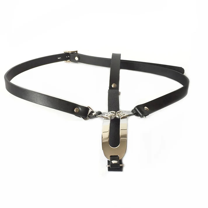 Khóa Trinh Black Emperor PU Da Nữ BDSM Khóa Chặt Dâm Loạn
