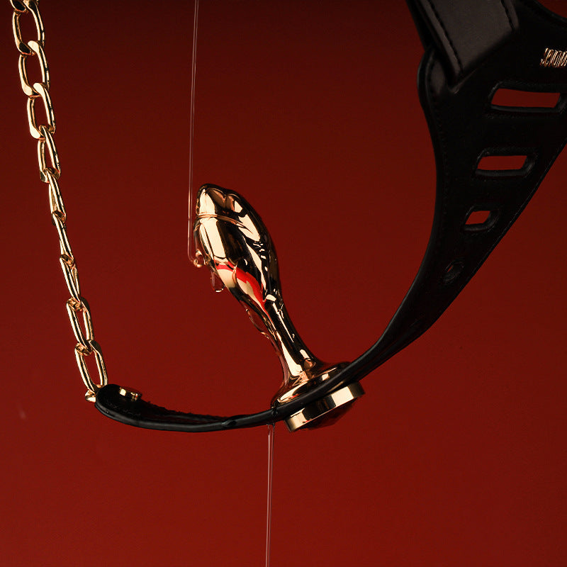 Sevanda Thắt Lưng Trinh Tiết Da BDSM Nữ An Toàn