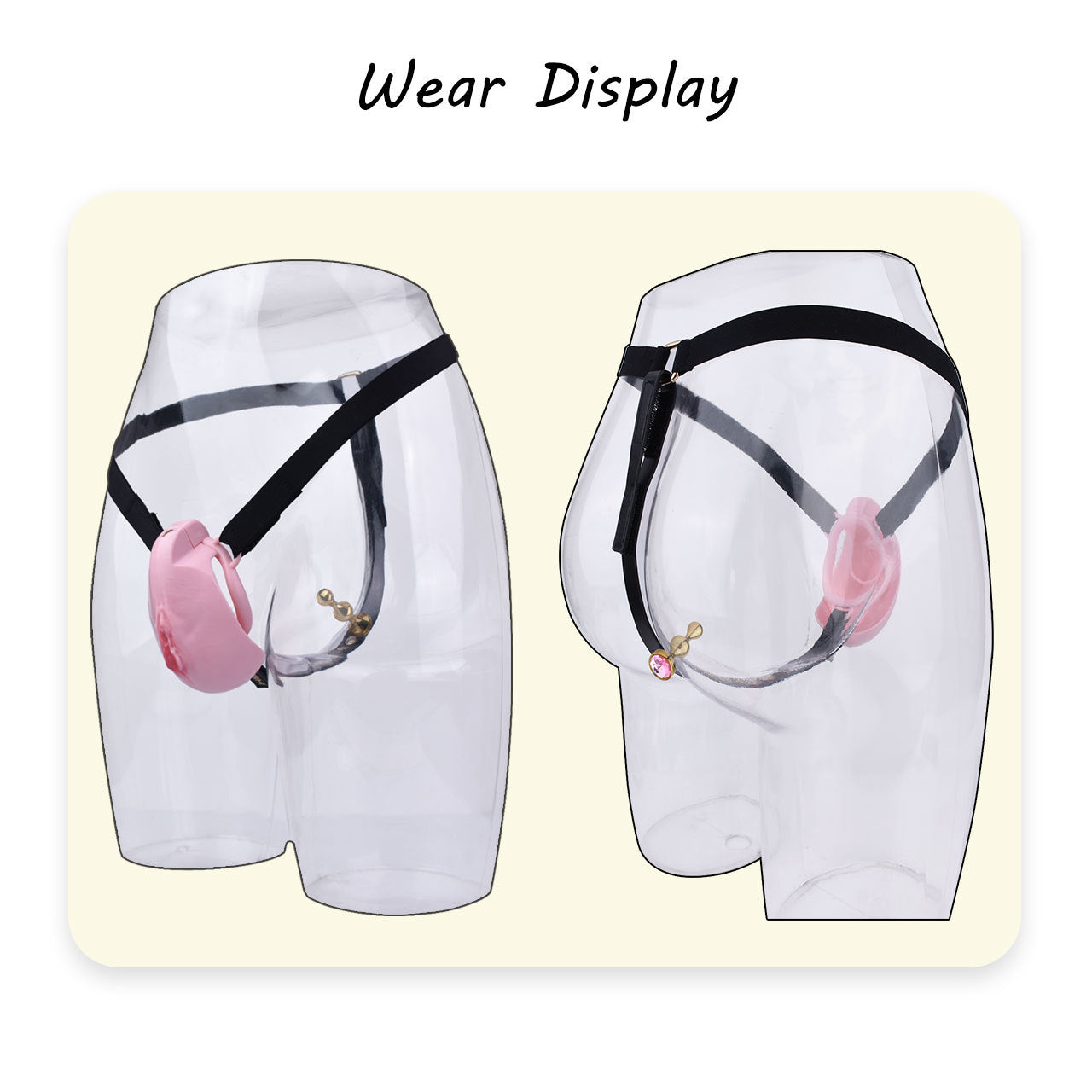 Chastity cage FRRK sissy plug BDSM kiểm soát giác quan