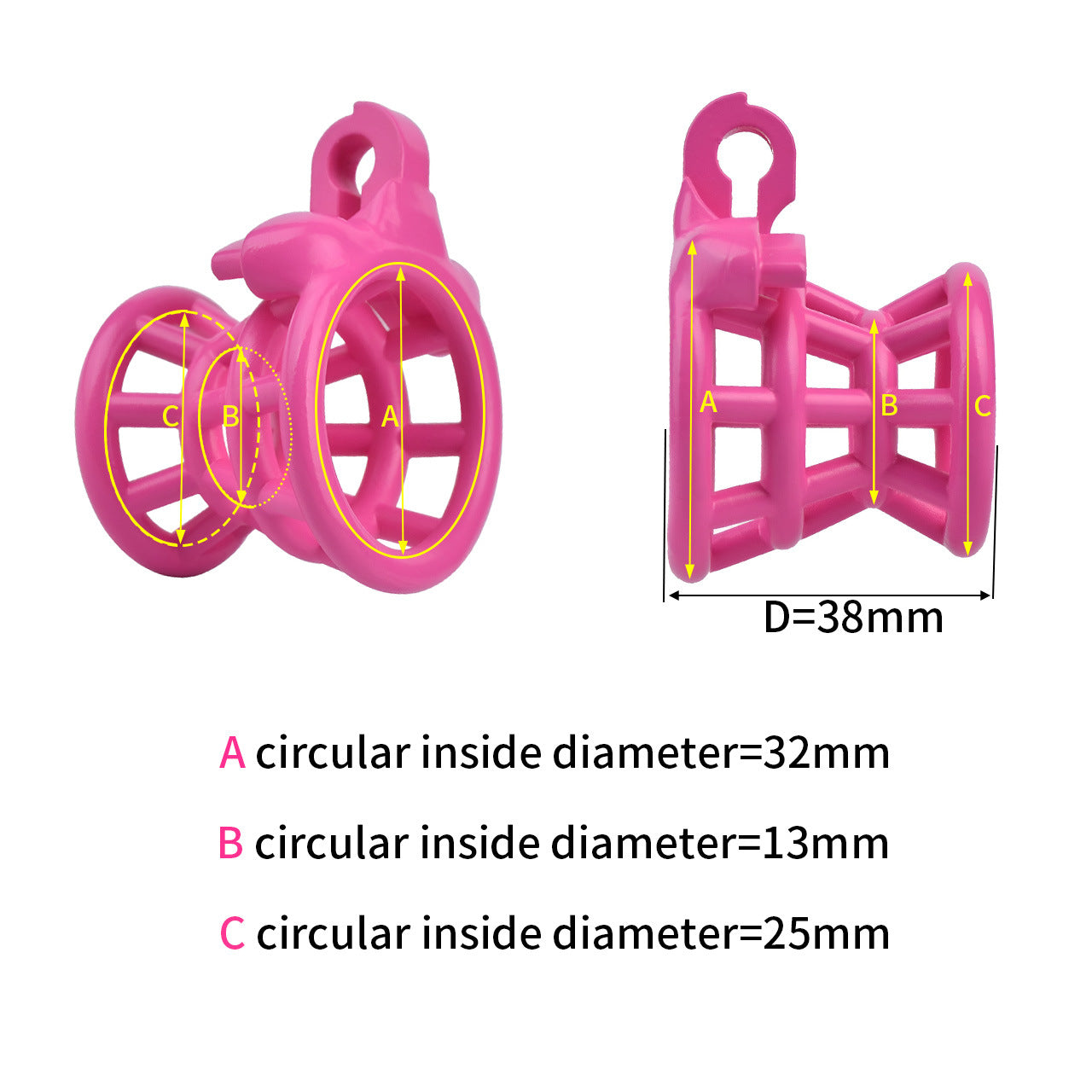 Lồng kìm sissy FRRK 3D in siêu nhẹ an toàn kích thích