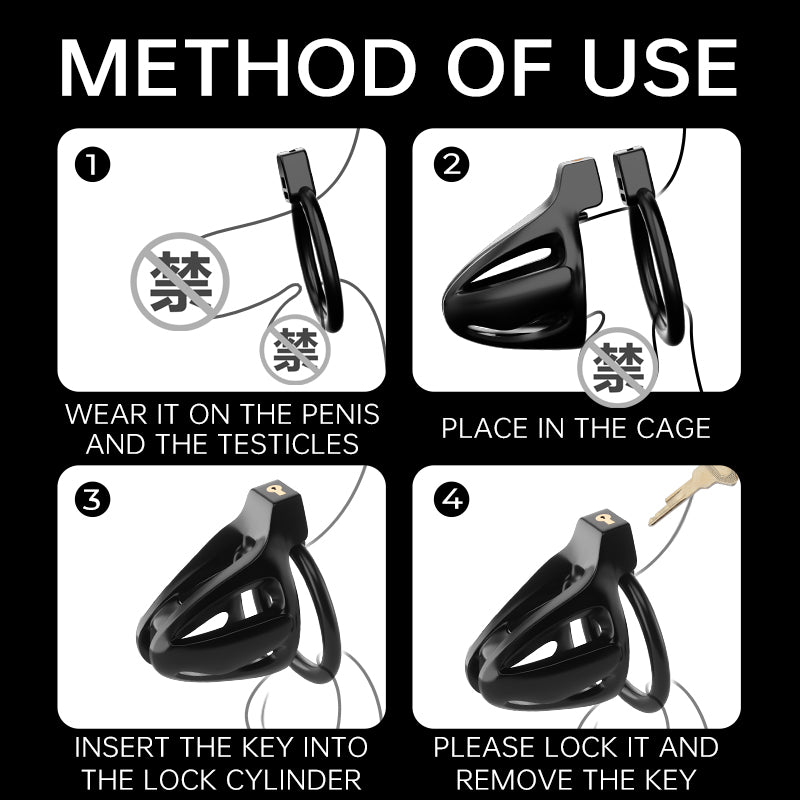 Dragon Lock Lồng Yang 4 Vòng Kiểm Soát Sang Trọng