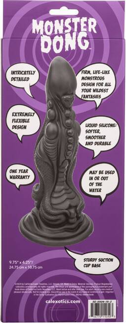 Falloimitator CalExotics Monster Dong Colossus Đen Khổng Lồ 25cm Siêu Thực