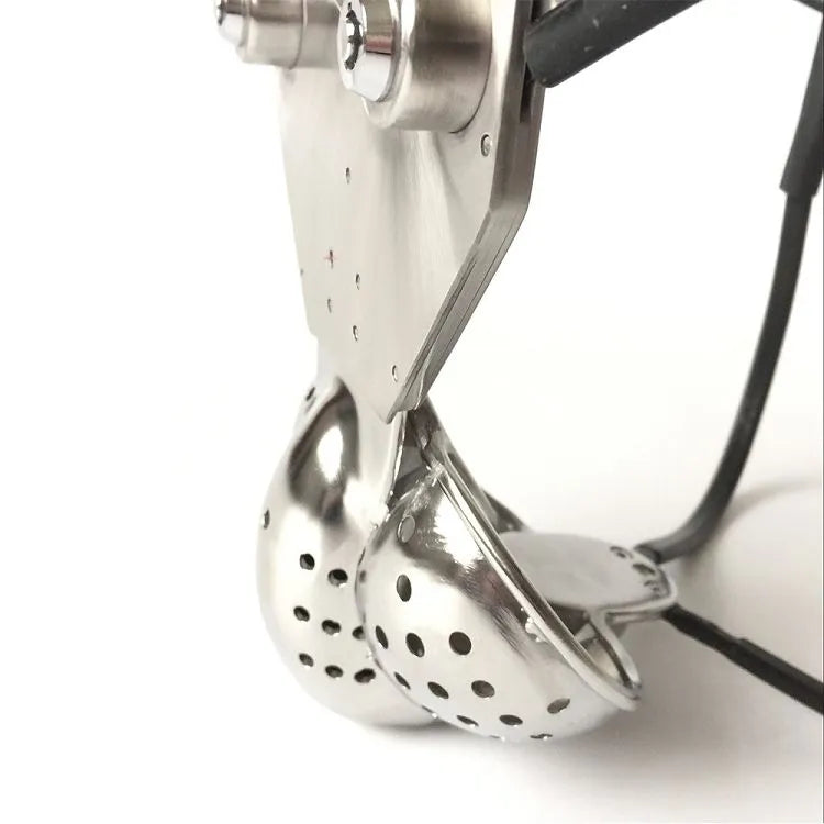 Thắt lưng chastity Black Emperor thép kéo bóng BDSM kiểm soát dâng trào