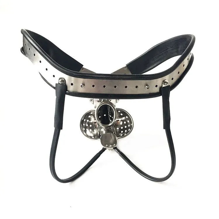Thắt lưng chastity Black Emperor thép kéo bóng BDSM kiểm soát dâng trào
