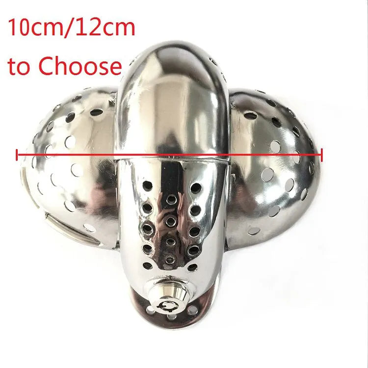 Thắt lưng chastity Black Emperor thép kéo bóng BDSM kiểm soát dâng trào