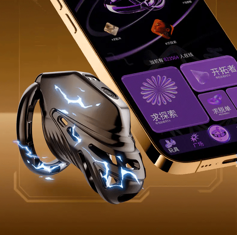 LOCKINK Chastity Cage App Xa Kiểm Soát Dâm Đãng LOCKINK Chastity Cage App Xa Kiểm Soát Dâm Đãng