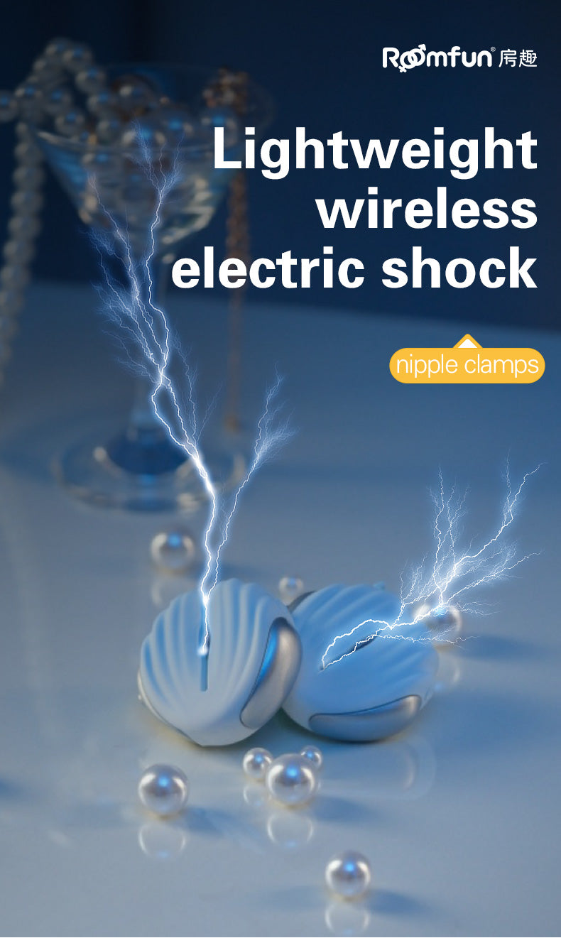 Roomfun Kẹp Vú Điện Giật Không Dây Siêu Mạnh