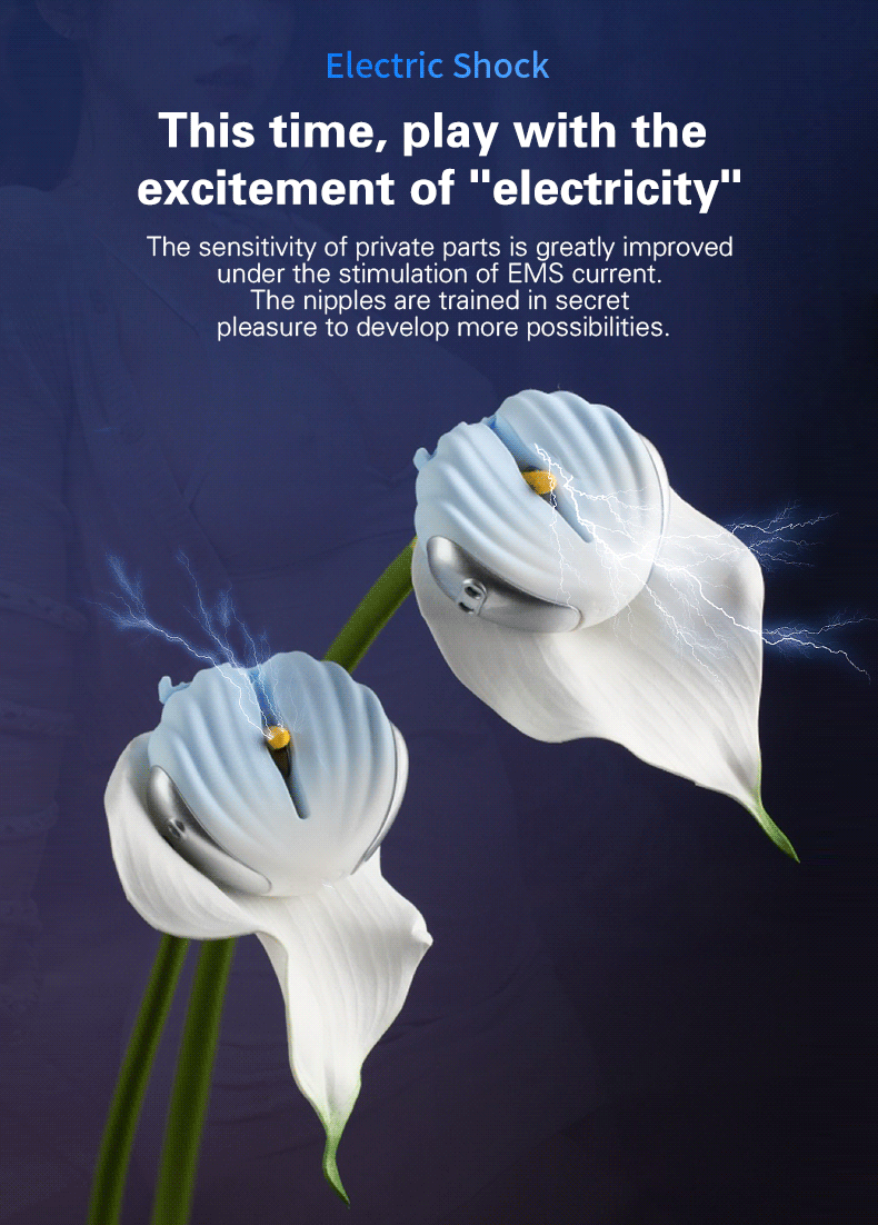 Roomfun Kẹp Vú Điện Giật Không Dây Siêu Mạnh