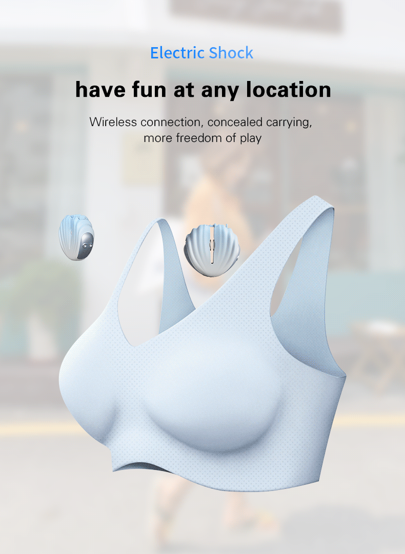 Roomfun Kẹp Vú Điện Giật Không Dây Siêu Mạnh