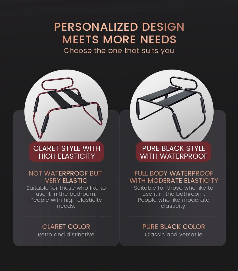 Roomfun Ghế Sex Đỏ Rượu Tư Thế Mới Lạ Nâng Tầm Đam Mê