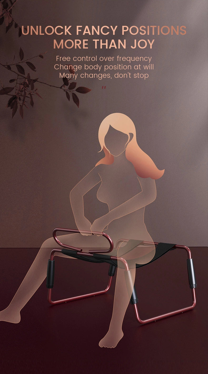 Roomfun Ghế Sex Đỏ Rượu Tư Thế Mới Lạ Nâng Tầm Đam Mê